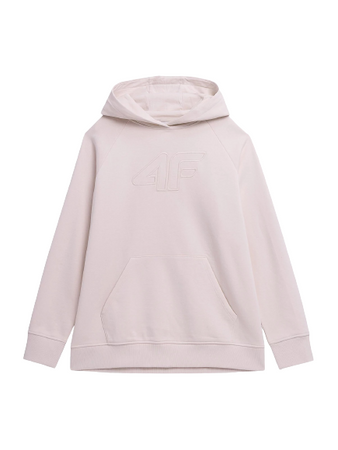 Bluza Damska z kapturem 4F SS23 TSWSF53 beżowa