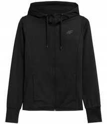 Bluza Damska Rozpinana z kapturem 4F H4L22 BLDF350 czarna