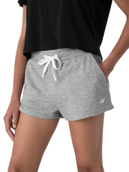 Krótkie Spodenki Szorty Damskie 4F NOSH4-SKDD350 SZARE