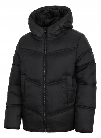 Chłopięca kurtka puchowa 4FJWAW25TDJAM622 czarna