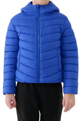 Kurtka pikowana chłopięca 4FJWAW25TDJAM618 kobalt