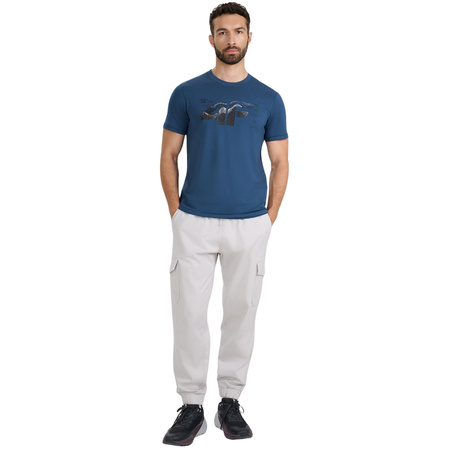 Koszulka męska t-shirt 4FWAW25TTSHM2359 morska zieleń