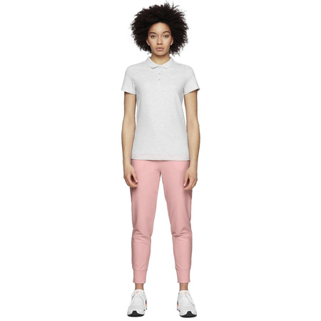 Koszulka Polo Damska 4F NOSH4-TSD007 SZARA