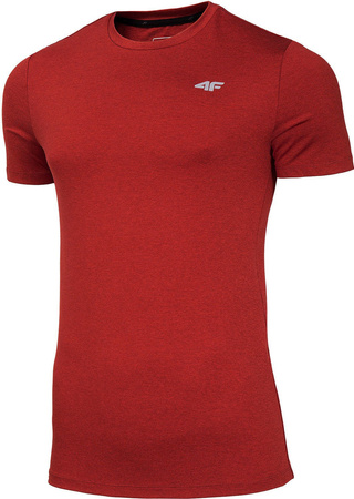 T-SHIRT FUNKCYJNY 4F H4Z19-TSMF001 CZERWONY