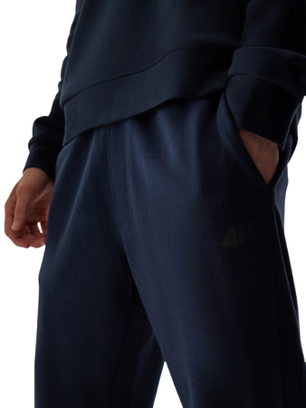 Spodnie Dresowe Męskie 4F AW23TTROM451 granatowe