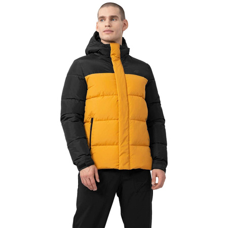 Kurtka Zimowa puchowa Męska 4F H4Z22 KUMP009 żółta