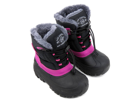 Buty Zimowe Śniegowce Dziecięce Lee Cooper LCJ-21-44-0523K