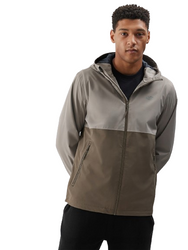 Kurtka męska z kapturem 4F WSS24-TTJAM444 beż