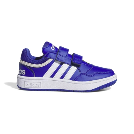 Buty dziecięce sportowe na rzepy adidas IH8013 HOOPS 3.0 niebieskie
