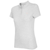 Koszulka Polo Damska 4F NOSH4-TSD007 SZARA