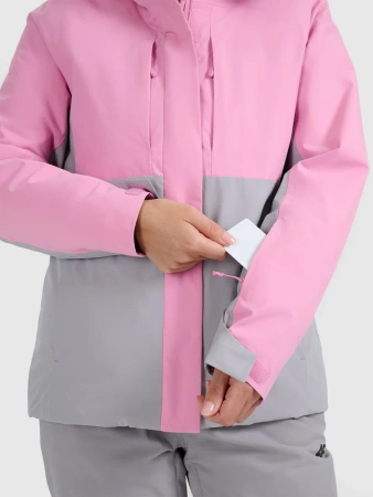 Kurtka narciarska damska 4FWAW25TTJAF0805 róż