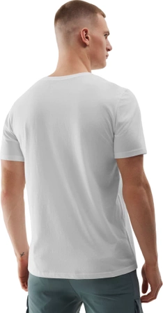 Koszulka męska 4F WSS24TTSHM1283 biała