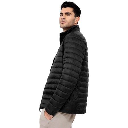 Kurtka Męska Pikowana bez kaptura 4F H4Z21-KUMP003 CZARNA