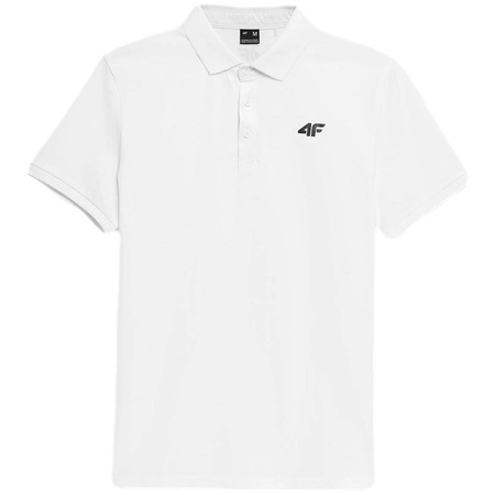 Koszulka Męska 4F Polo H4L22-TSM355 biała