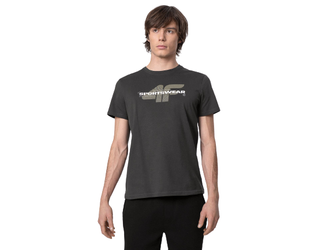 Koszulka T-shirt Męski 4F H4Z22 TSM032 antracyt