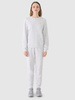 Spodnie dresowe damskie 4FWMM00TTROF1138 jasny szary