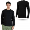 Bluzka męska z długim rękawem longsleeve 4FWMM00TLONM432 czarny