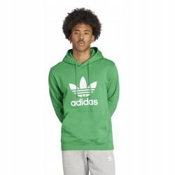 Bluza męska adidas z kapturem zielona IM9403 ADICOLOR CLASSICS TREFOIL