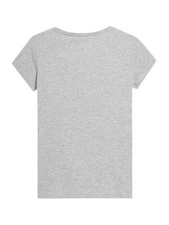 Koszulka T-shirt Damski 4F z nadrukiem H4L22 TSD353 szary