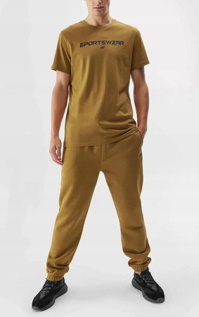 Koszulka T-shirt Męski 4F AW23TTSHM0950 złoty