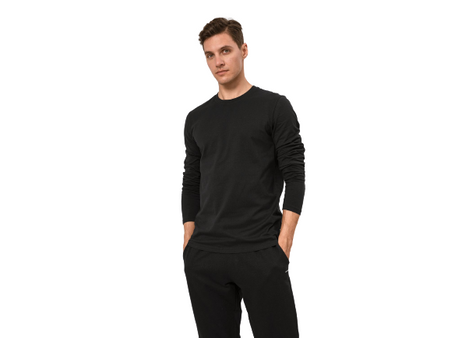 Koszulka z długim rękawem Longsleeve Męski Outhorn OTHAW22 TLONM013 czarny