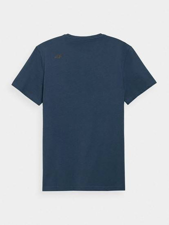 Koszulka T-shirt Męski 4F H4L22 TSM353 denim