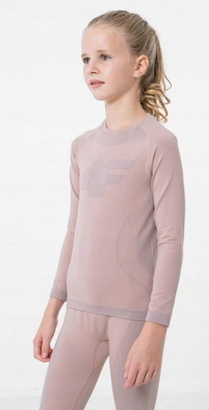 Dziewczęca Bielizna Termoaktywna bezszwowa 4F JAW22USEAF017 różowa
