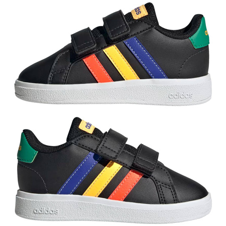 Buty Dziecięce adidas Grand Court Czarne HP8918