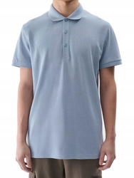 Koszulka męska polo 4FWSS25TPTSM407 jasny niebieski