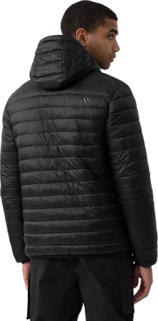 Kurtka dwustronna Pikowana Męska 4FAW23-TDJAM242 zielony