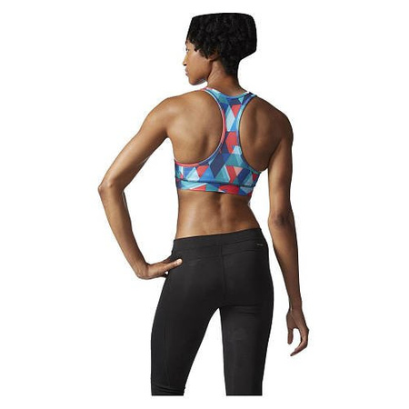 Stanik Biustonosz Sportowy Treningowy adidas Techfit Printed AJ0538