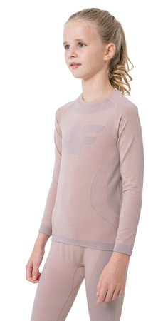 Dziewczęca Bielizna Termoaktywna bezszwowa 4F JAW22USEAF017 różowa