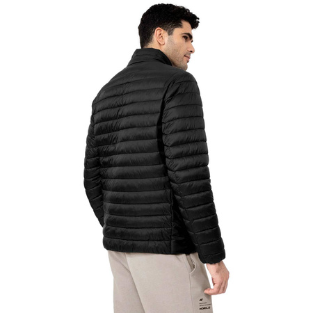 Kurtka Męska Pikowana bez kaptura 4F H4Z21-KUMP003 CZARNA