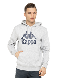Bluza z kapturem Męska szara Kappa Taino 705322-18M