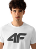Koszulka T-shirt Męski 4F H4Z22 TSM353 biały