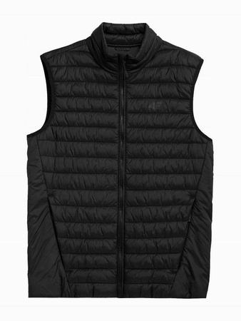 Bezrękawnik Pikowany Ocieplany Kamizelka Męski 4F H4Z21-KUMP001 CZARNY