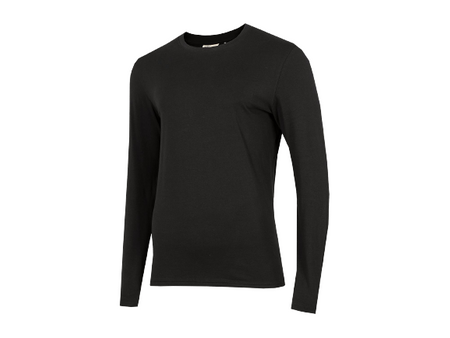 Koszulka z długim rękawem Longsleeve Męski Outhorn OTHAW22 TLONM013 czarny