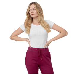 Koszulka T-shirt Damski 4F H4L22 TSD353 biały
