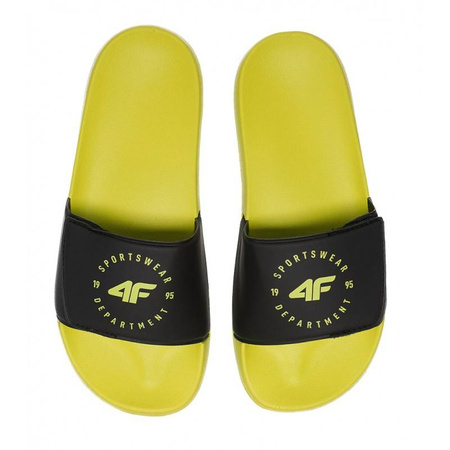 Klapki Chłopięce 4F 4FJSS23FFLIM080 limonka