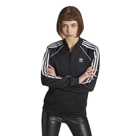Bluza damska bez kaptura na zamek adidas IK4034 czarna