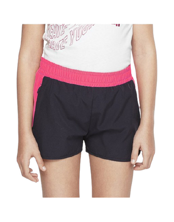 Krótkie Spodenki Szorty Dziewczęce 4F HJL21-JSKDTR001 GRANAT