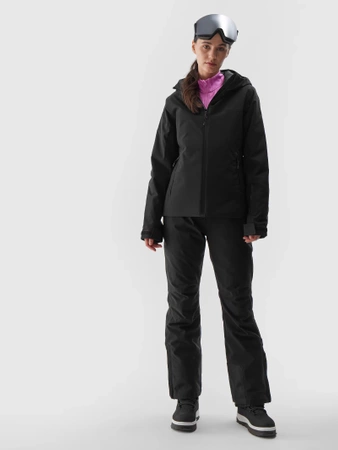 Kurtka zimowa damska narciarska 4F 4FWAW24TTJAF572 czarny