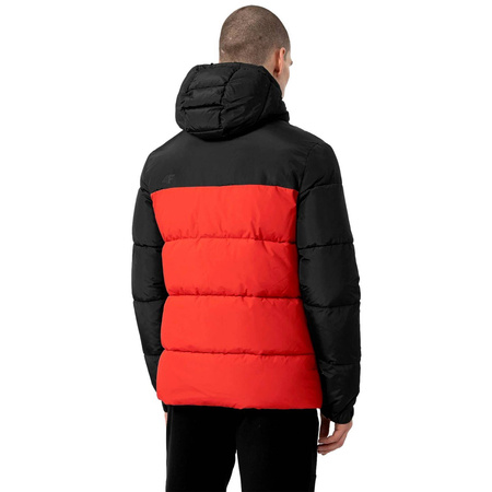 Kurtka Zimowa puchowa Męska 4F H4Z22 KUMP009 czerwony