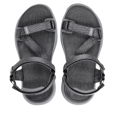 Sandały damskie 4F PATHWAY RSS24FSANF049 ciemny szary