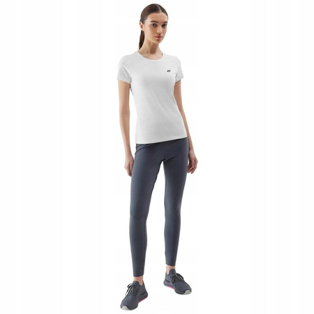 Koszulka damska 4F WSS24TTSHF1161 biała