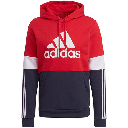 BLUZA MĘSKA ADIDAS H58980 CZERWONA