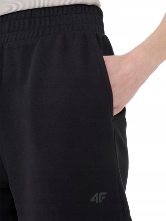 Spodenki damskie dresowe 4FWMM00TSHOF542 czarne