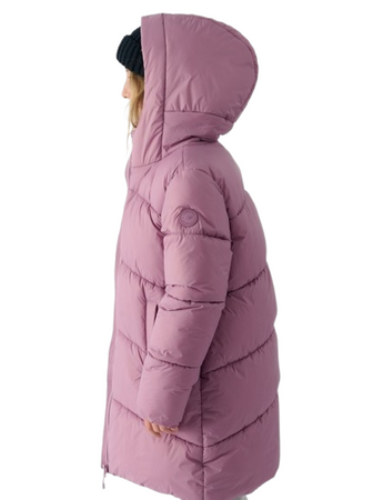 Kurtka dziewczęca zimowa puchowa 4F 4FJWAW24TDJAF455 róż