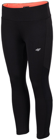 Spodnie Treningowe Fitness Legginsy Damskie 4F H4L18-SPDF002 CZARNE