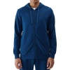 Bluza męska z kapturem rozpinana 4FWMM00TSWSM1768 morska
